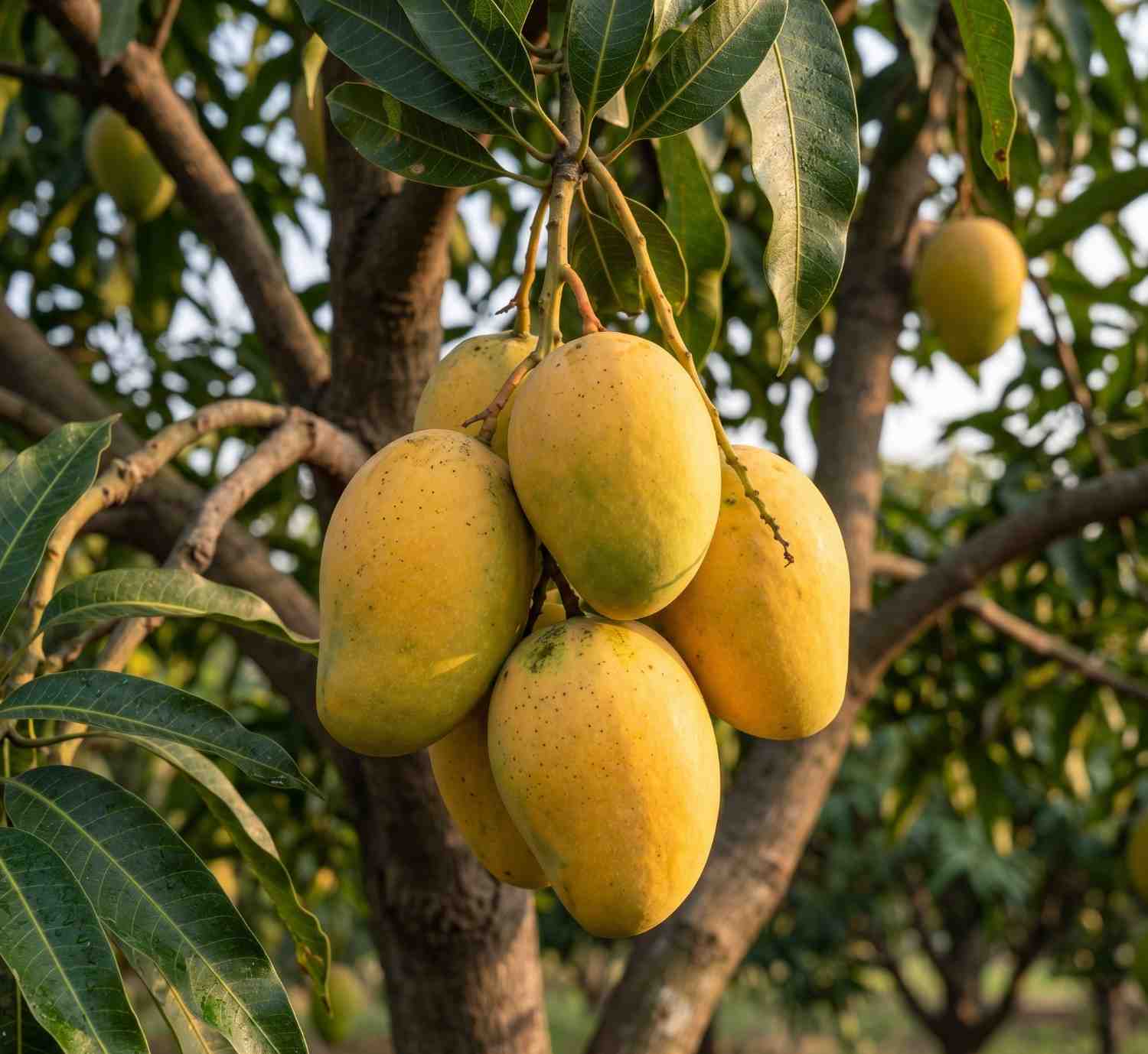 Kesar mango orchard at Kasliwal Farm